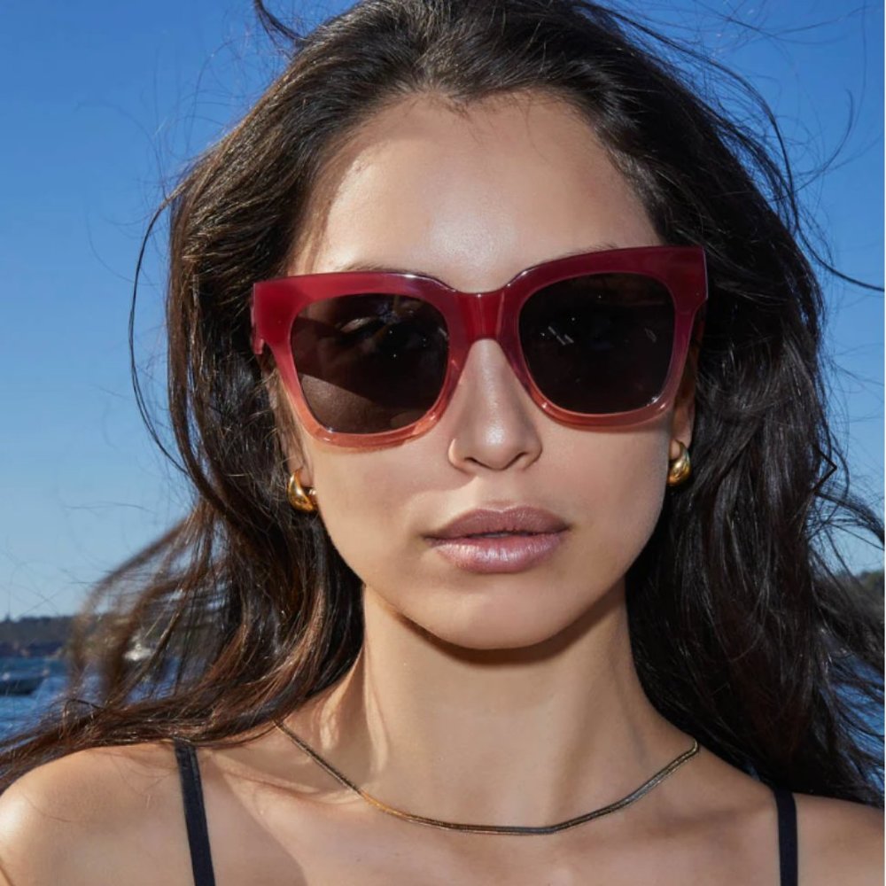 Limited Edition Local Supply Pink Gradient Sunglasses - Picture 1 of 2